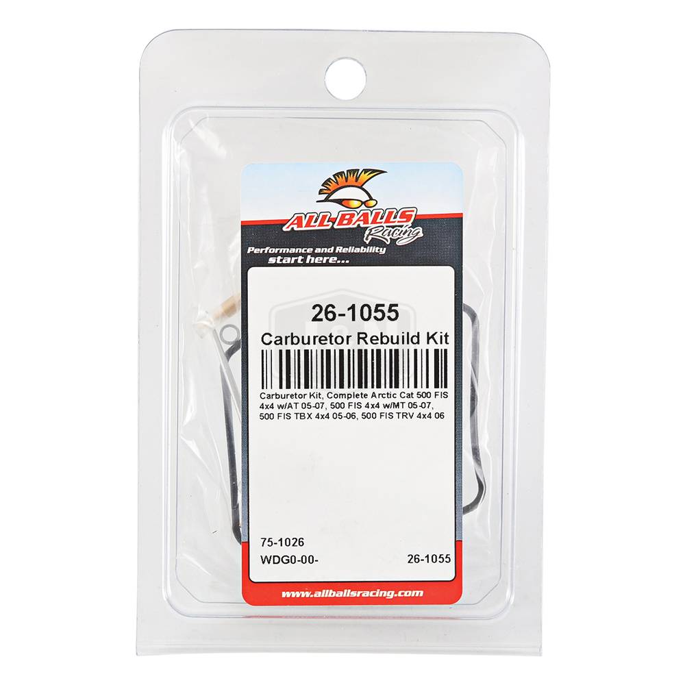 All Balls 26-1055 Vergaser-Umbaukit – Für Arctic Cat 500 FIS Modelle 2005-2007