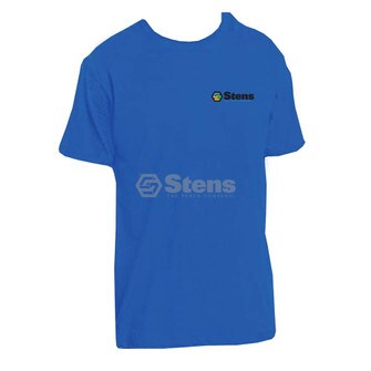 Shirt Large, Royal Blue with color logo (Stens 051-190)