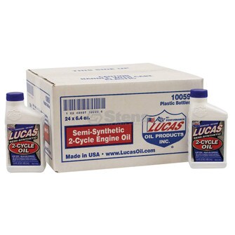 2-Cycle Oil - Semi-Synthetic, 24 Bottles/6.4 Oz (Stens 051-515)