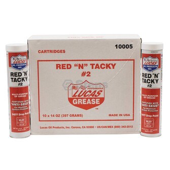 Red "N" Tacky Grease, 10 Tubes/14 oz. (Stens 051-611)