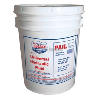 Hydraulic Fluid, Universal, 5 Gal (Stens 051-651)