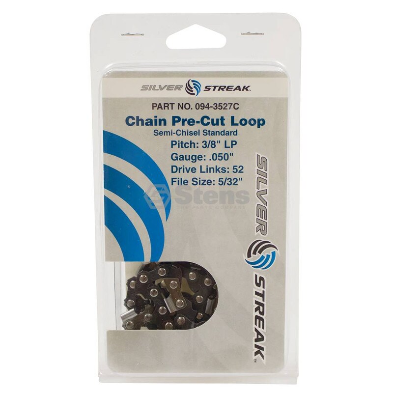 Stens # 094-3527C Chain Loop Clamshell 52 DL /Three Eights