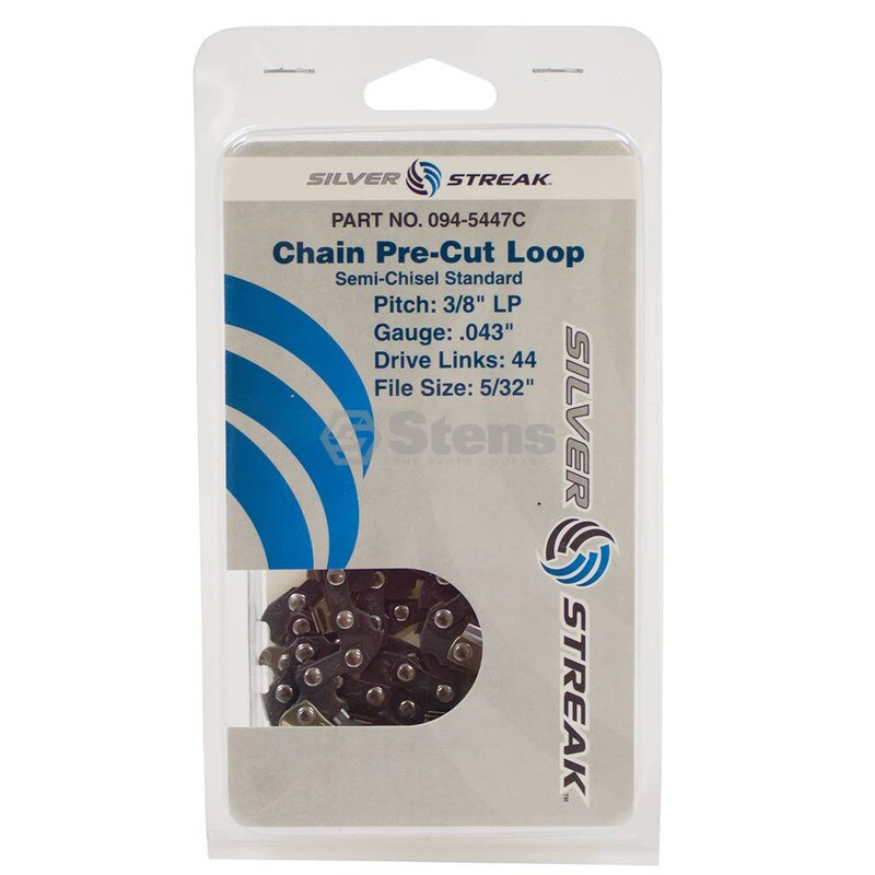 Stens # 094-5447C Chain Loop Clamshell 44 DL /Three Eights