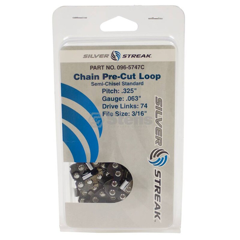 Stens # 096-5747C Chain Loop Clamshell 74 DL / .325