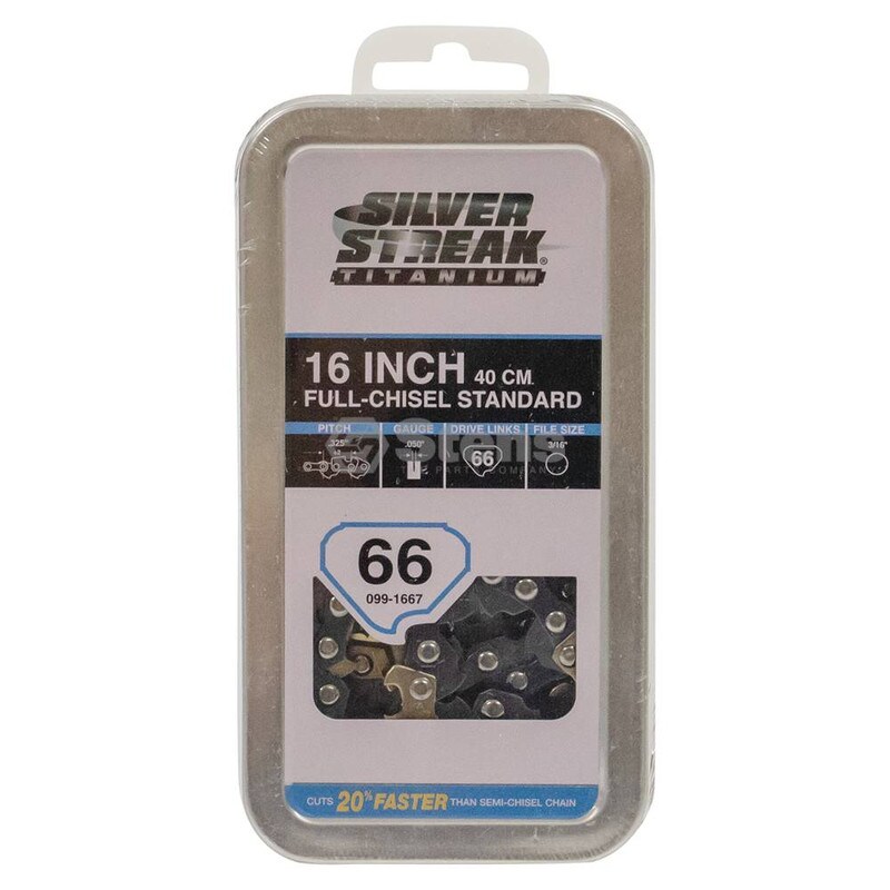 Stens # 099-1667 Titanium Chain Pre-Cut Loop 66 DL