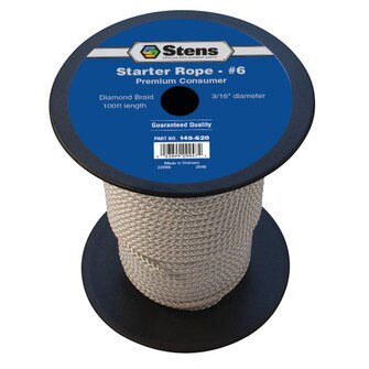 #6 Diamond 100' Diamond Braid Starter Rope (Stens 145-620)