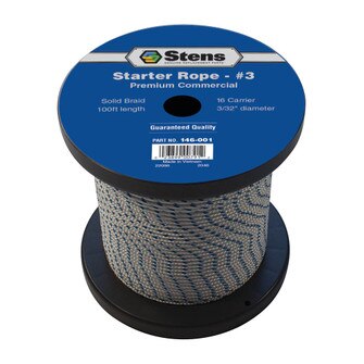 #3 Solid Braid 100' Solid Braid Starter Rope (Stens 146-001)