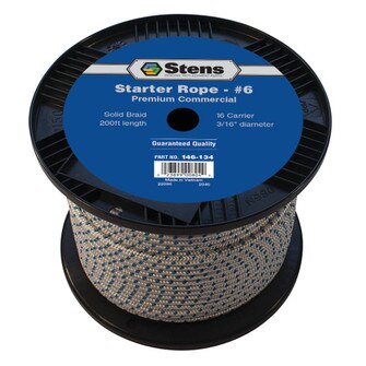 #6 Solid Braid 200' Solid Braid Starter Rope (Stens 146-134)
