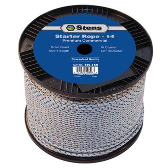 #4 Solid Braid 500' Solid Braid Starter Rope (Stens 146-159)