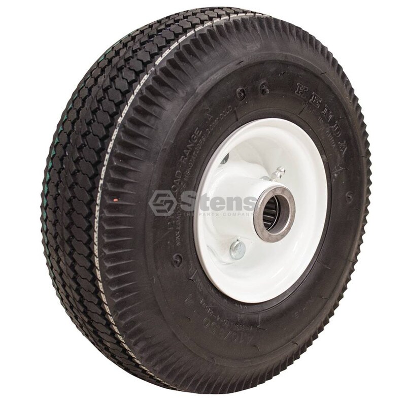 Stens # 175-503 Zero-Flat Wheel Assembly, 4.10x3.50-4