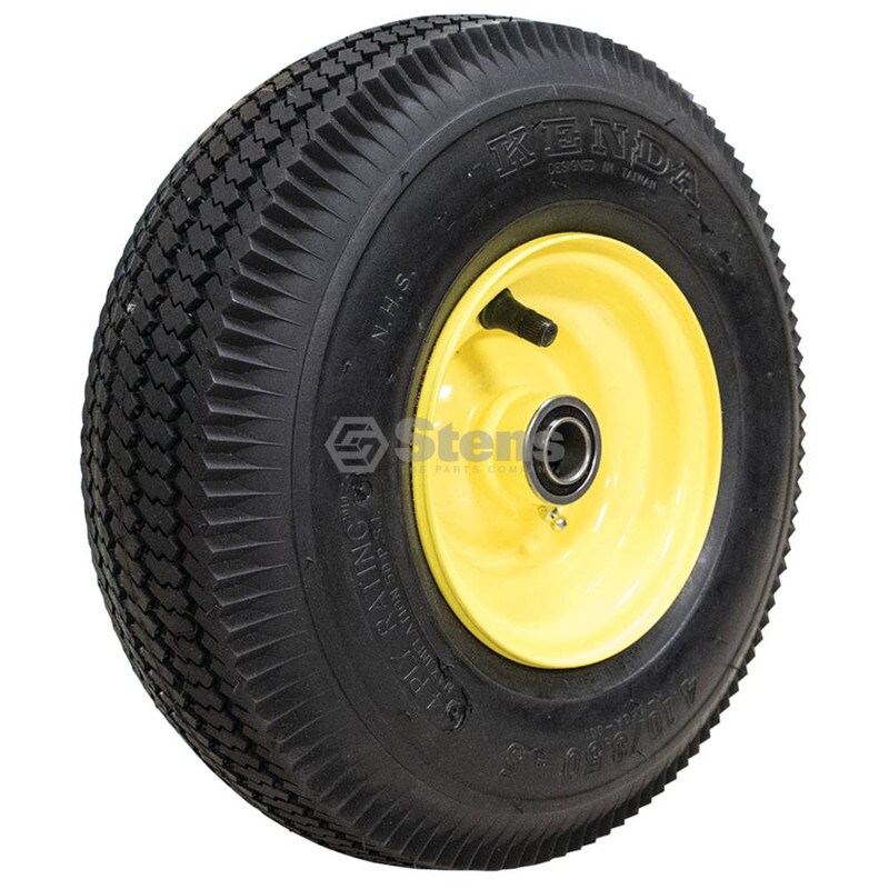 Stens # 175-598 Zero-Flat Wheel Assembly, 4.10x3.50-5