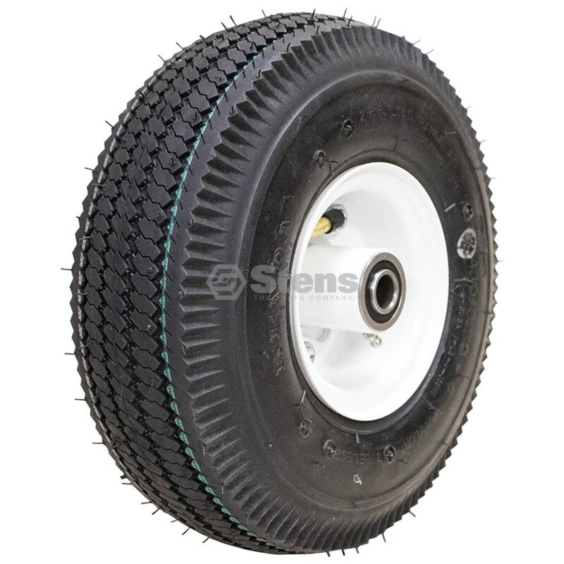 Stens # 175-700 Wheel Assembly, 4.10x3.50-4 Sawtooth