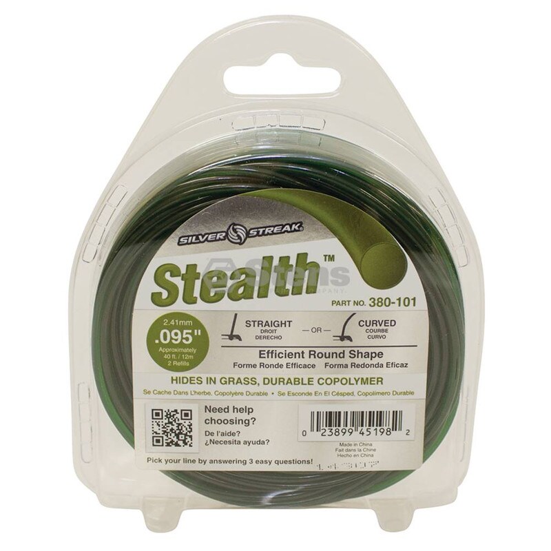 Stens # 380-101 Stealth Trimmer Line For .095 40' Clam Shell