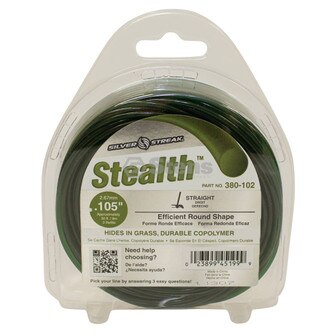 Stealth Trimmer Line, .105 30' Clam Shell (Stens 380-102)