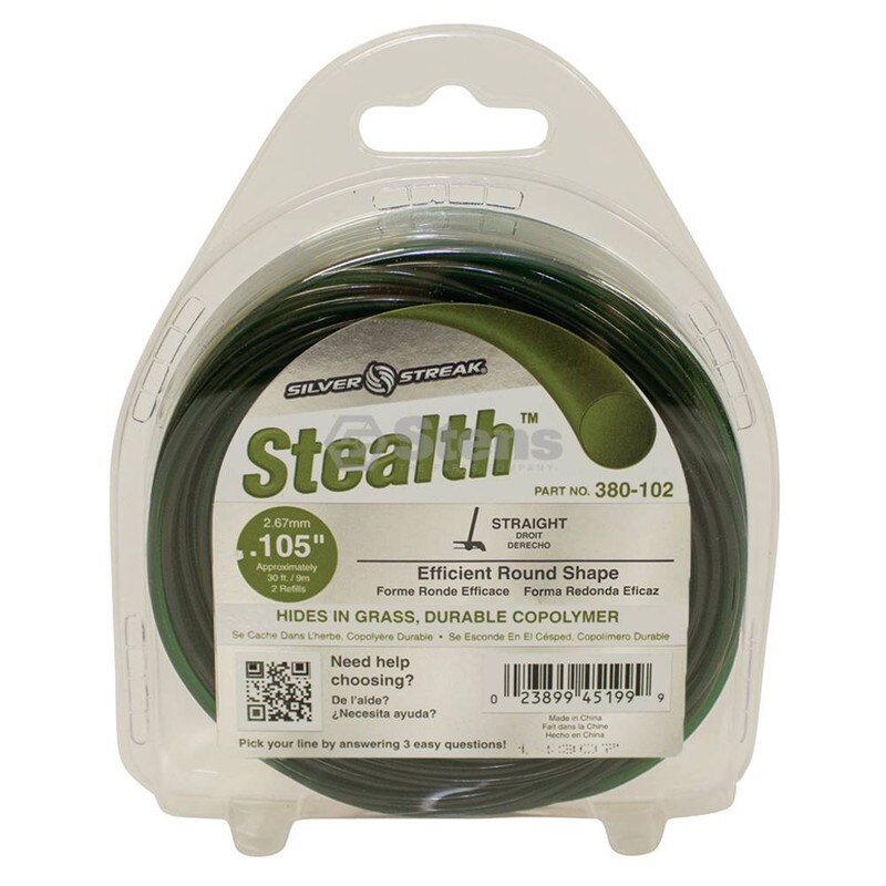Stens # 380-102 Stealth Trimmer Line For .105 30' Clam Shell