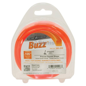 Buzz Trimmer Line, .105 30' Clam Shell (Stens 380-202)
