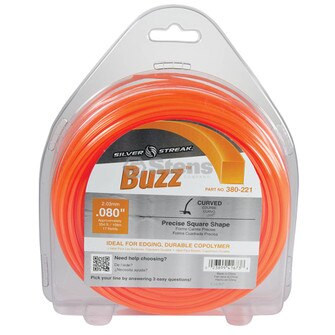 Buzz Trimmer Line, .080 1 lb. Donut (Stens 380-221)