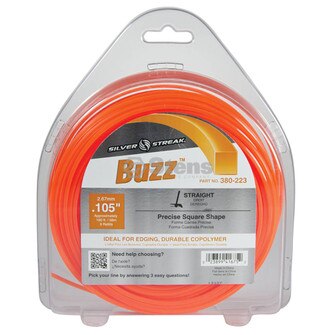 Buzz Trimmer Line, .105 1 lb. Donut (Stens 380-223)