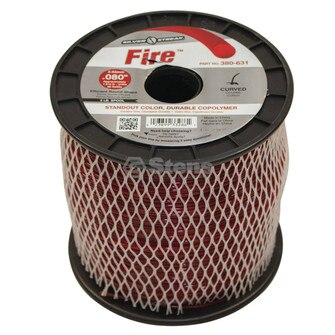 Fire Trimmer Line, .080 3 lb. Spool (Stens 380-631)