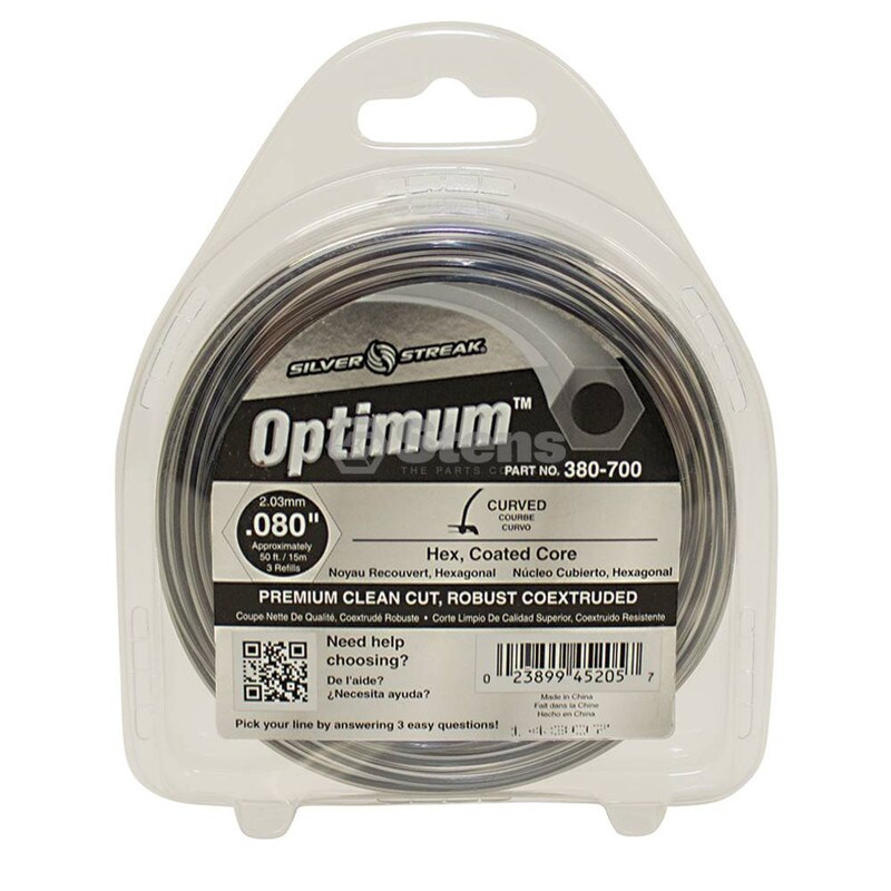 Stens # 380-700 Optimum Trimmer Line For .080 50' Clam Shell