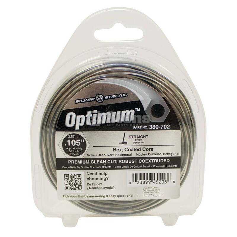 Stens # 380-702 Optimum Trimmer Line For .105 30' Clam Shell