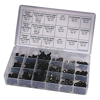 Metric Socket Cap Screw Asmt., 360 Piece Kit (Stens 415-257)