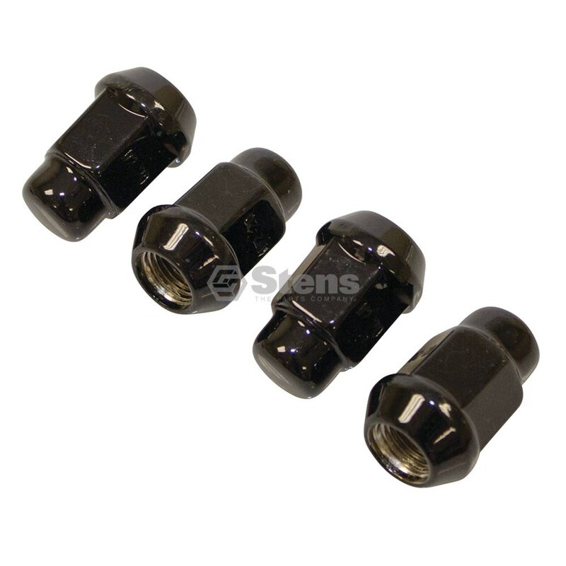 Stens # 416-733 Lug Nuts For 1/2 20 Black Lug Nuts