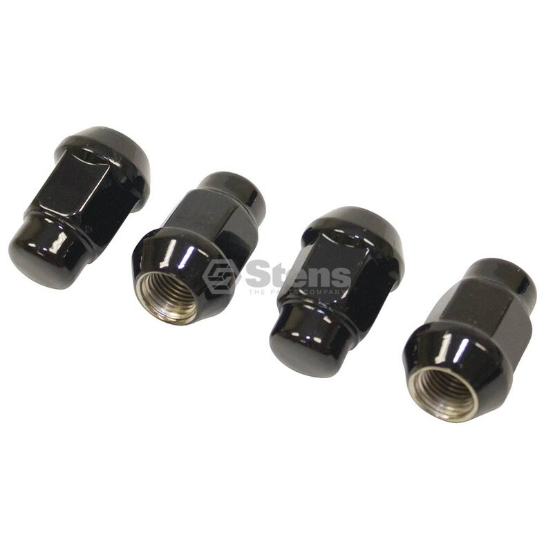 Stens # 416-735 Black Lug Nuts For 12mmx1.25 Black Lug Nuts