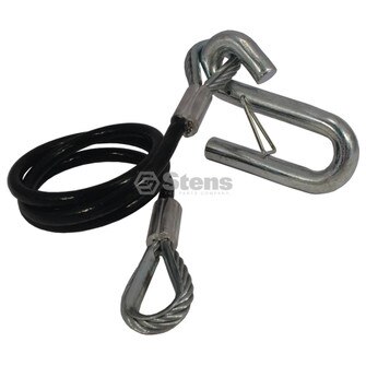 Trailer Safety Cable, 36" Long With S Hook (Stens 756-102)