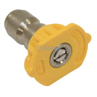 15 Degree, Size 4.5, Yellow 1/4" Quick Coupler Nozzle (Stens 758-323)