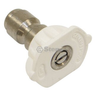 40 Degree, Size 5.0, White 1/4" Quick Coupler Nozzle (Stens 758-359)