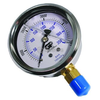 Pressure Washer Gauge, 0 - 5,000 PSI (Stens 758-539)