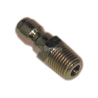 Quick Coupler Plug Male, 1/4" Pl Steel, Male, 5000 PSI (Stens 758-567)