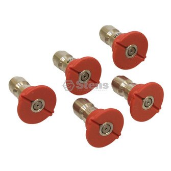 0 Degree, Size 3.5, Red 1/4" Quick Coupler Nozzle (Stens 758-904)