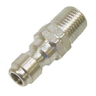 Quick Coupler Plug Male, 1/4" Pl Steel, Male (Stens 758-922)