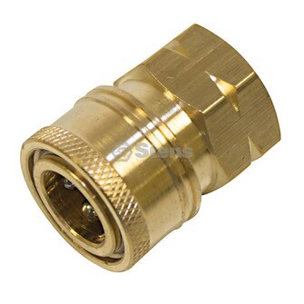 Quick Coupler Socket, 3/8" Female Brass (Stens 758-930)