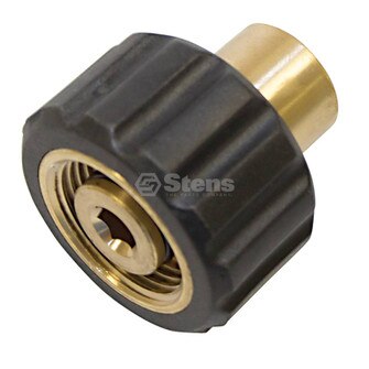 Twist-Fast Coupler, 1/4" F Inlet;22mm x 1.5 F Out (Stens 758-946)