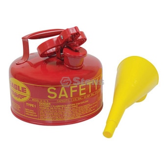 Metal Safety Fuel Can, Eagle 1 Gallon With Funnel (Stens 765-180)