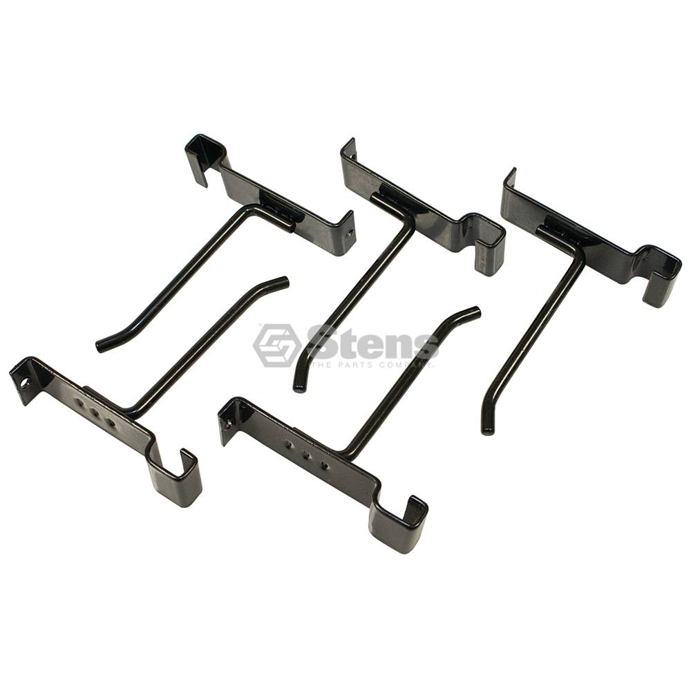 Pack of 10 4 Stens 785-027 Metal Pegboard Hook Pack of 10 Fits 1//4 and Larger Pegboard Holes Fits 1//4 and Larger Pegboard Holes 4