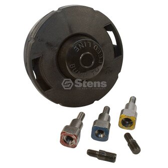 Economy Bump Feed Head, 3/8-24RHF, 7, 8, 10mm LHM-LHF (Stens 890-204)